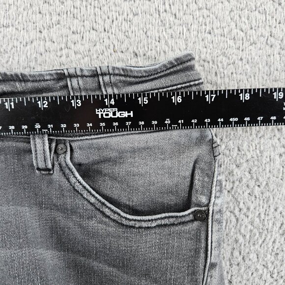 Kancan Jeans Womens 31 (33x27) Gray Skinny High Rise Raw Hem - Picture 9 of 16